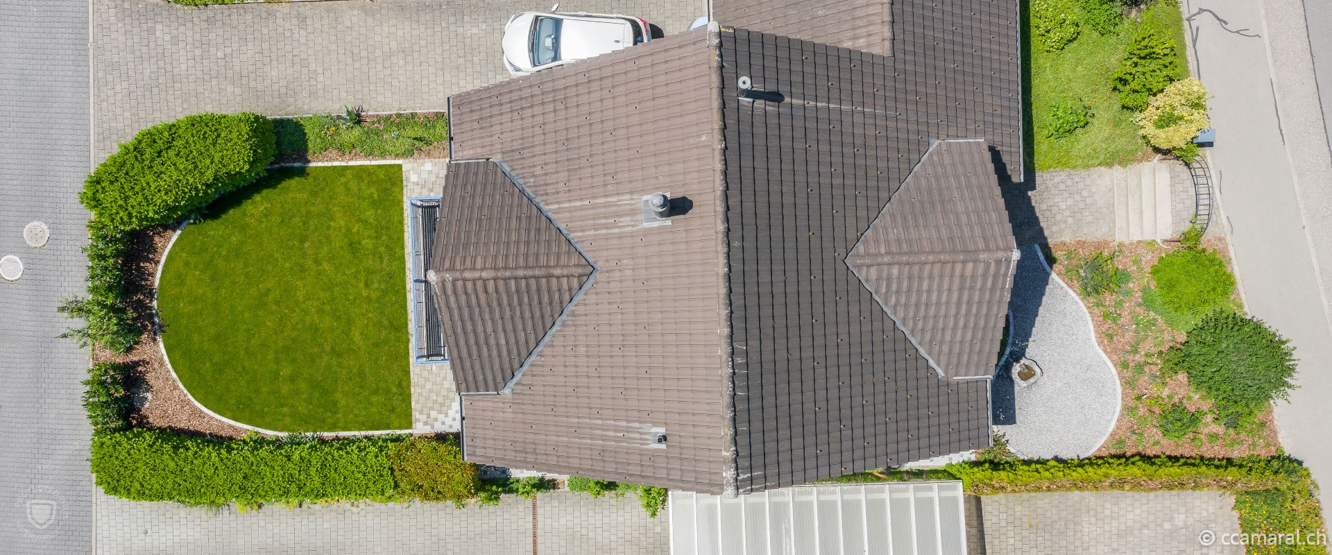 Garten Vogelperspektive